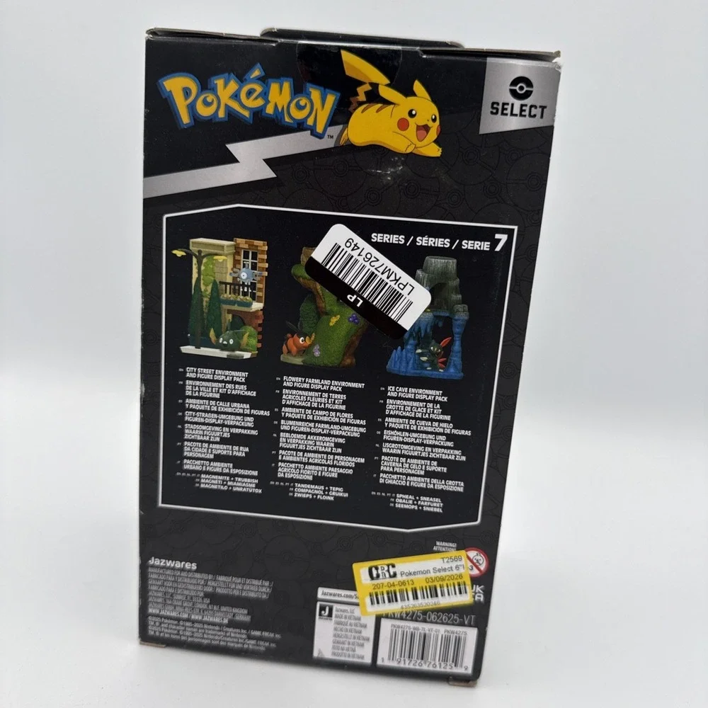 Pokemon Select Ice Cave Environment Pack Spheal Sneasel Figure Series 7 In‎ Hand